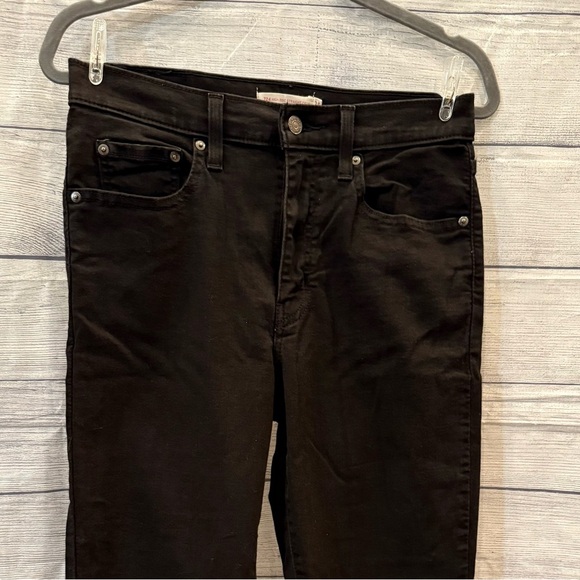 LEVIS women Black Slim Fit Jeans with Classic Style 734/size 30 - Picture 5 of 8